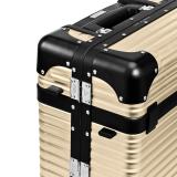 ランツォ スーツケース バイキング 19 インチ 33L ゴールド X ブラック