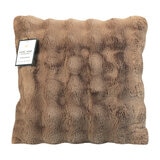 フェイクファークッション 50 x 50cm ナチュラル