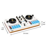 Hercules スマートフォン用モバイルDJコントローラー djay/Apple Music対応 バッテリー内蔵