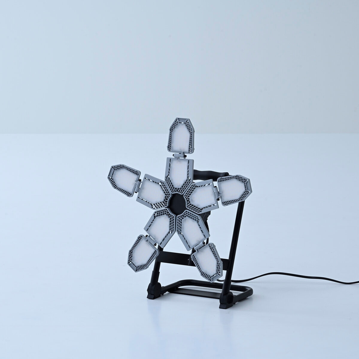 YAMAZEN 5灯LEDガレージライト/ポータブルスタンドセット GL5-1000SPLS-E26SET