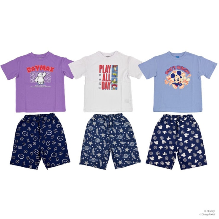 キャラクター キッズ Tシャツ アンド ショーツ 2枚セット