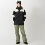 オーシャンパシフィック レディース スノージャケット ブラック / クリーム S