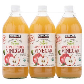 カークランドシグネチャー オーガニック アップルサイダー酢 946ml x 3本 カークランドシグネチャー オーガニック アップルサイダー酢 946ml x 3本