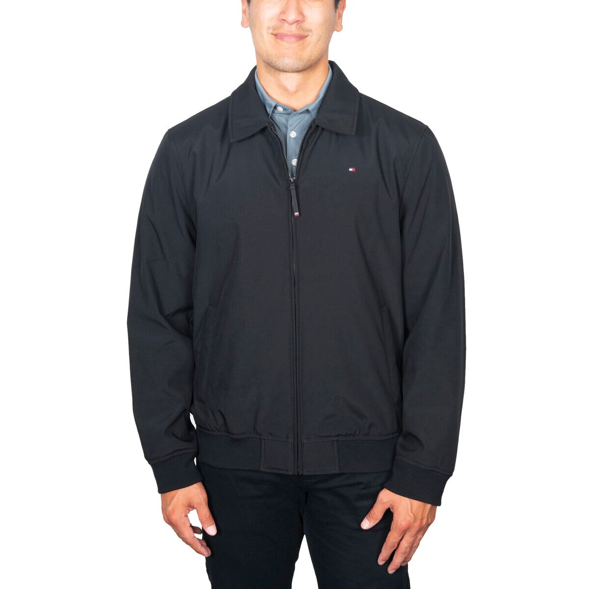 トミーヒルフィガー メンズ ジャケット ブラック L