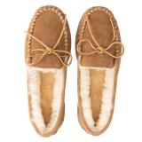 ミネトンカ レディース モカシン シープスキン ハードソール ゴールデンタン 25.0 cm