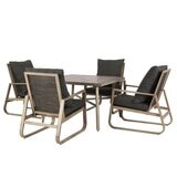 ウェストコーストカジュアル Tilham 屋外家具 ダイニング 5点 セット