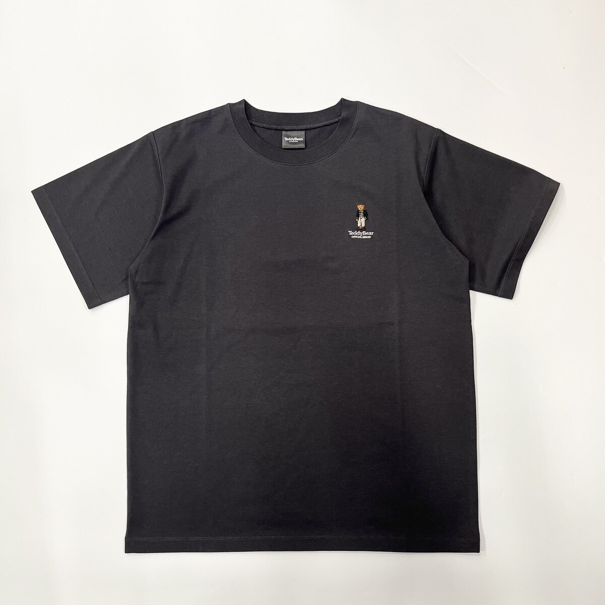 テディベア メンズ 半袖 Tシャツ チャコール L