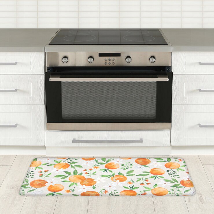 ソフトステップキッチンマット 50cm x 99cm オレンジ ソフトステップキッチンマット 50cm x 99cm オレンジ