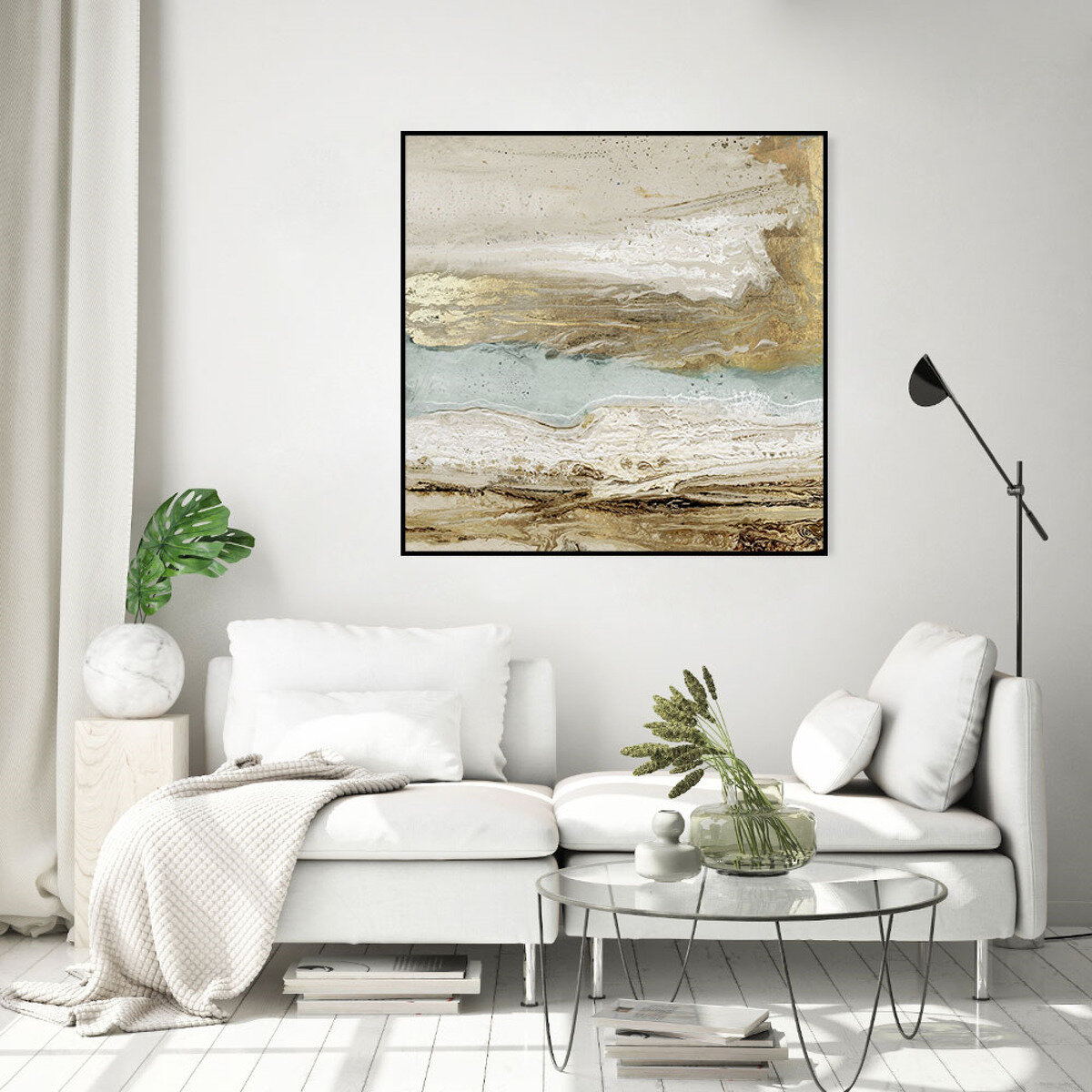 キャンバスアート ~ Playa Secreto II ~ 24 x 24" / 61 x 61 cm