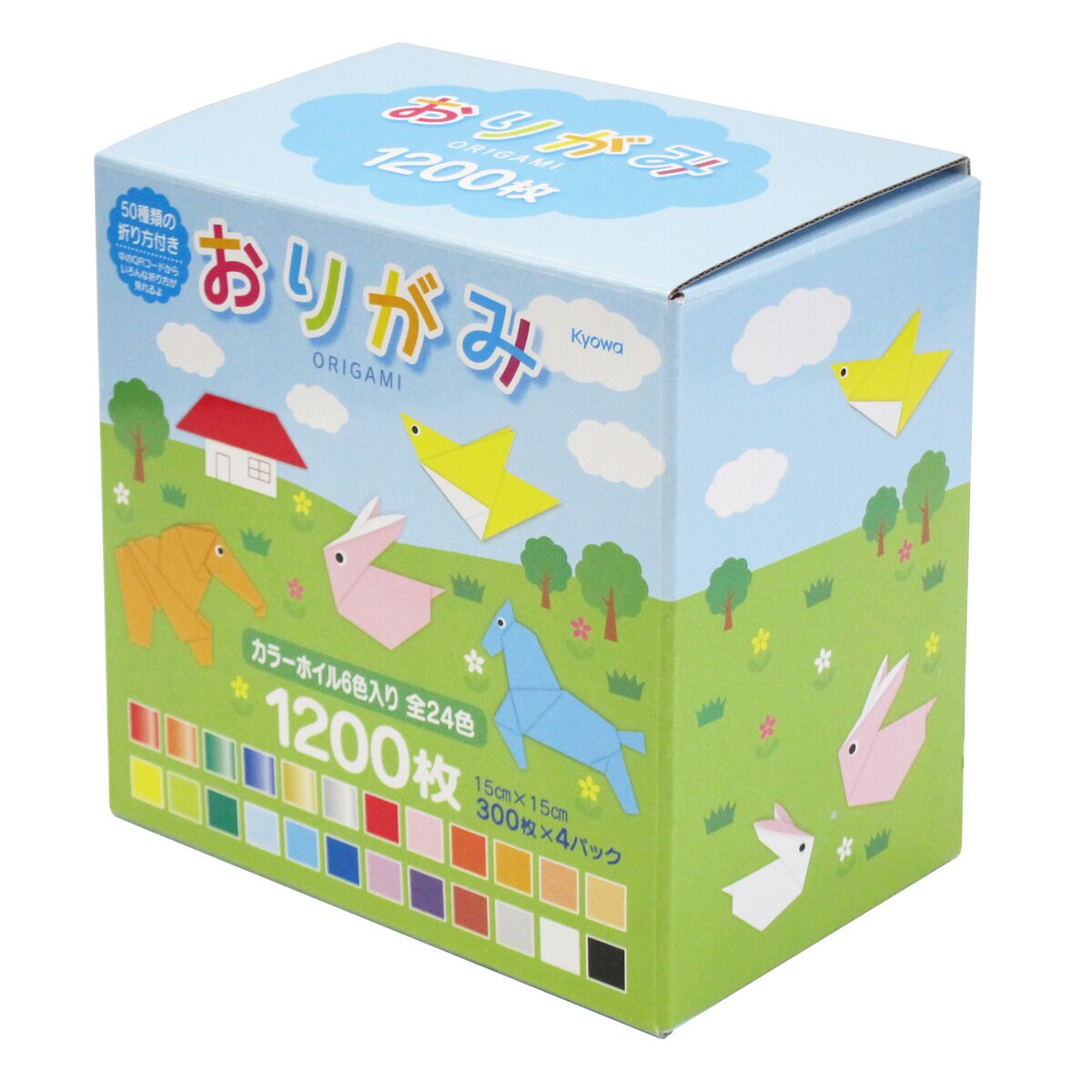 （まとめ） トーヨー 徳用おりがみ 15cm 300枚 No700〔×50セット〕