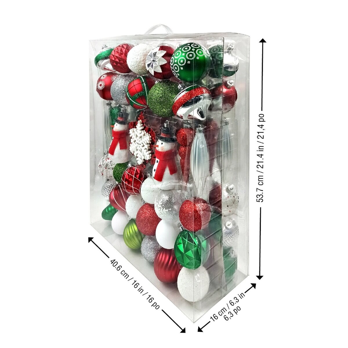 クリスマス オーナメント 78個セット レッド / グリーン