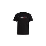 トミーヒルフィガー メンズ 半袖 Tシャツ ブラック L