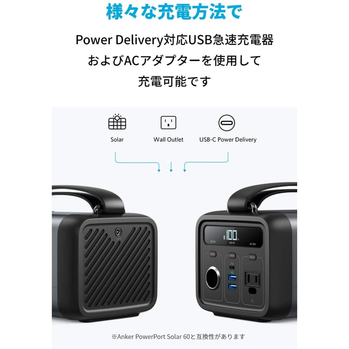 Anker（アンカー）PowerHouse 200 ポータブル電源  213Wh / 57600mAh  A1702511