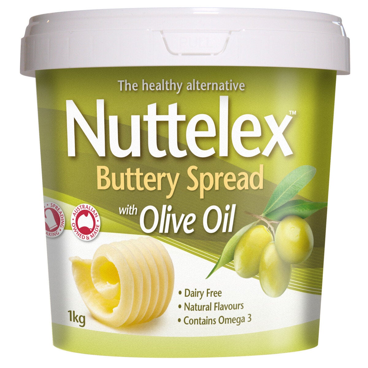 NUTTELEX オリーブオイル入りスプレッド バター風味 1kg NUTTELEX オリーブオイル入りスプレッド バター風味 1kg