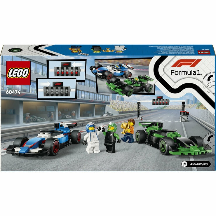 レゴ F1®グリッドと VCARB ＆ Sauber レースカー