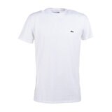 ラコステ メンズ クルーネック 半袖Tシャツ ピマコットン ホワイト 5(L)