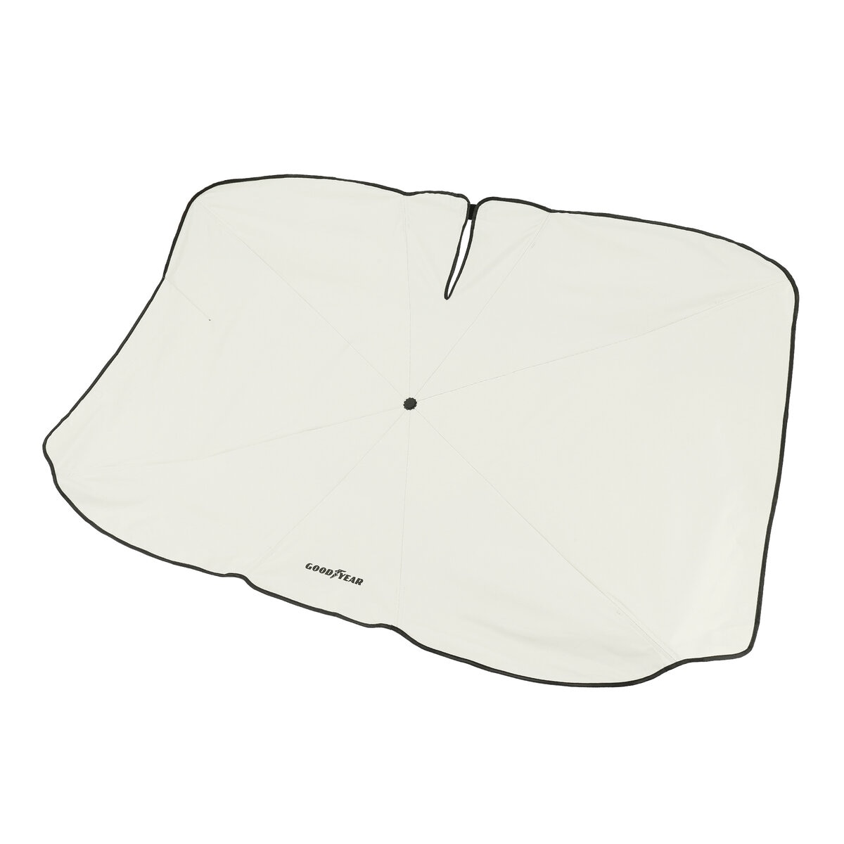 グッドイヤー プレミアムサンシェード Radi-Cool 傘型 GOODYEARロゴ入 折りたたみ傘 サイズS 135x73cm