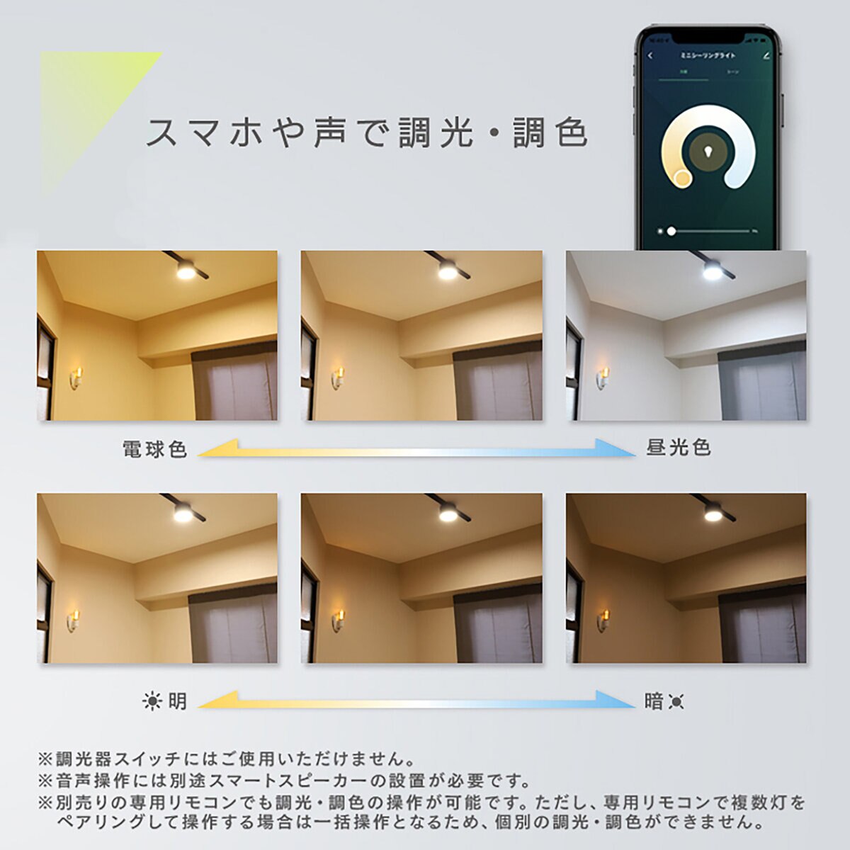 Edison Smart（エジソンスマート）ミニシーリングライト ダクトレール