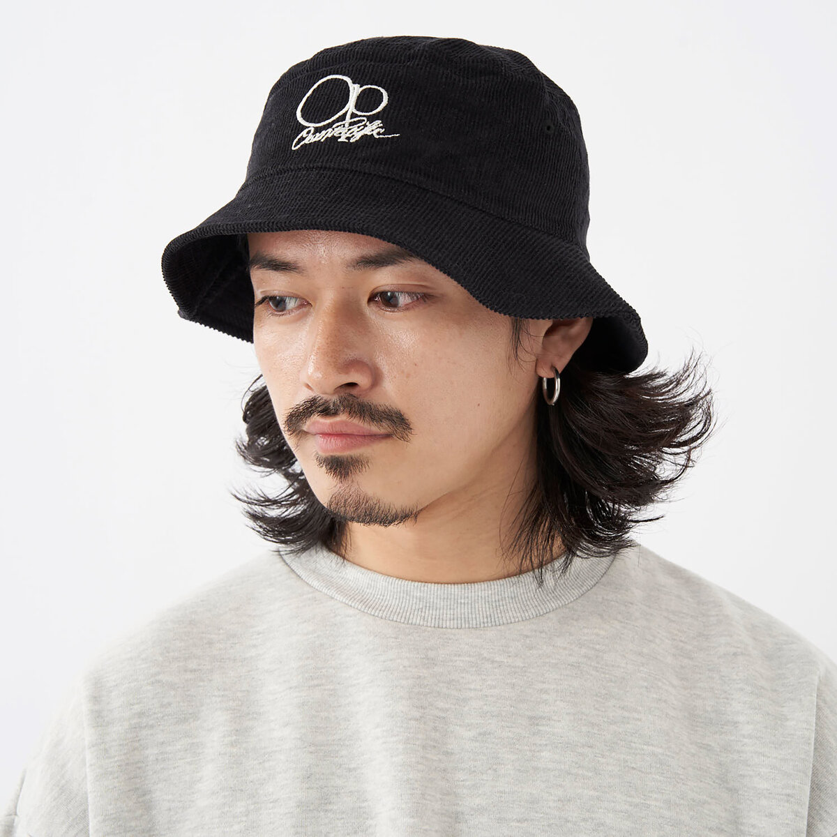 オーシャンパシフィック ロゴ コーデュロイ バケットハット