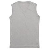 ミズノ メンズ Vネック Tシャツ 2着 グレー L