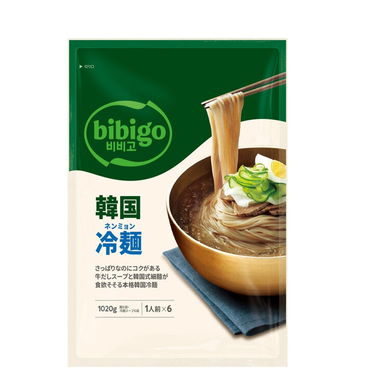 ビビゴ 韓国冷麺 170g x 6 ビビゴ 韓国冷麺 170g x 6