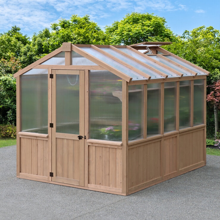 Yardistry グリーンハウス 木製温室 2.4 x 3.0m Yardistry グリーンハウス 木製温室 2.4 x 3.0m