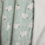 Sherpa ベビーブランケット 88x114cm　子羊