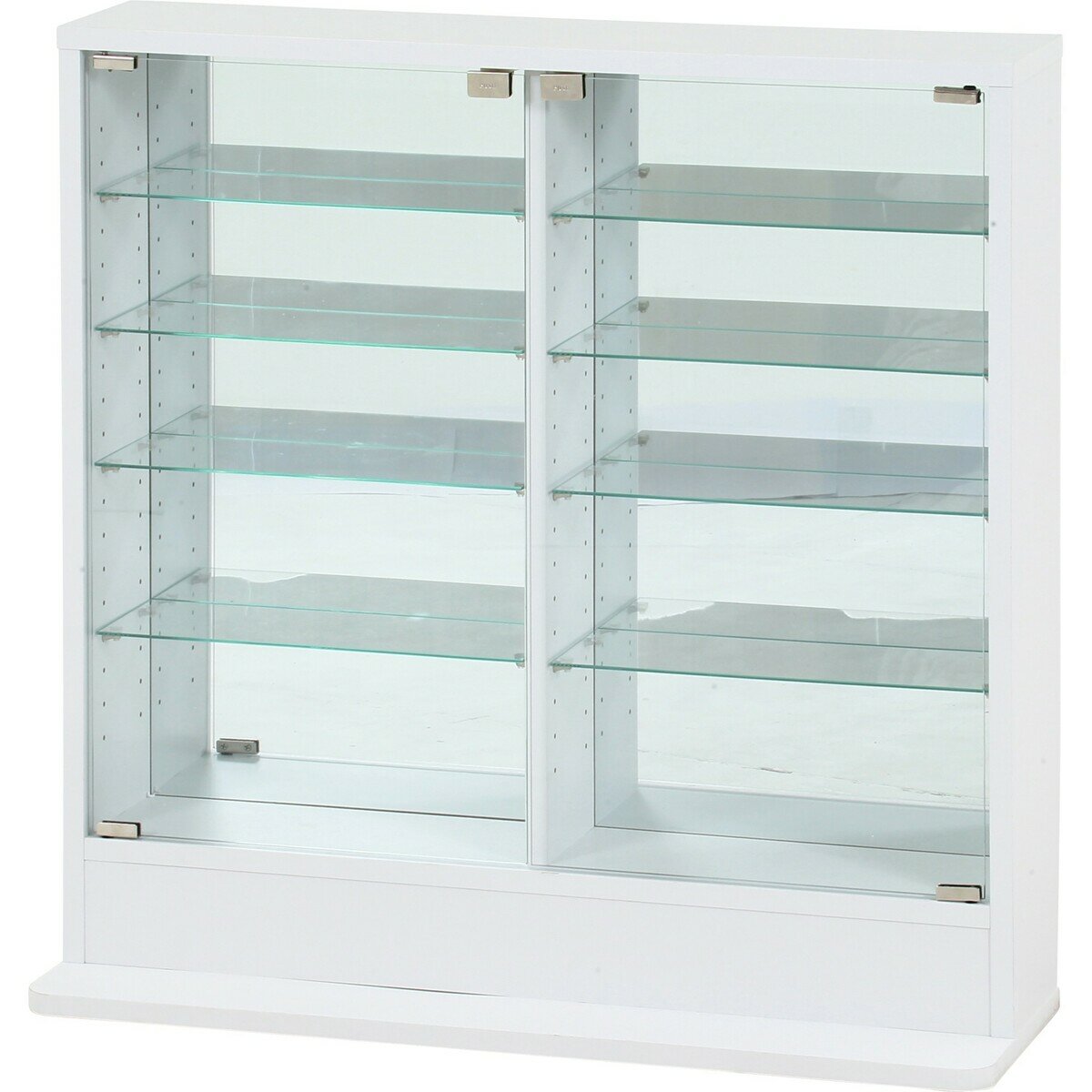 コレクションラック TOR ロータイプミラー付き ホワイト