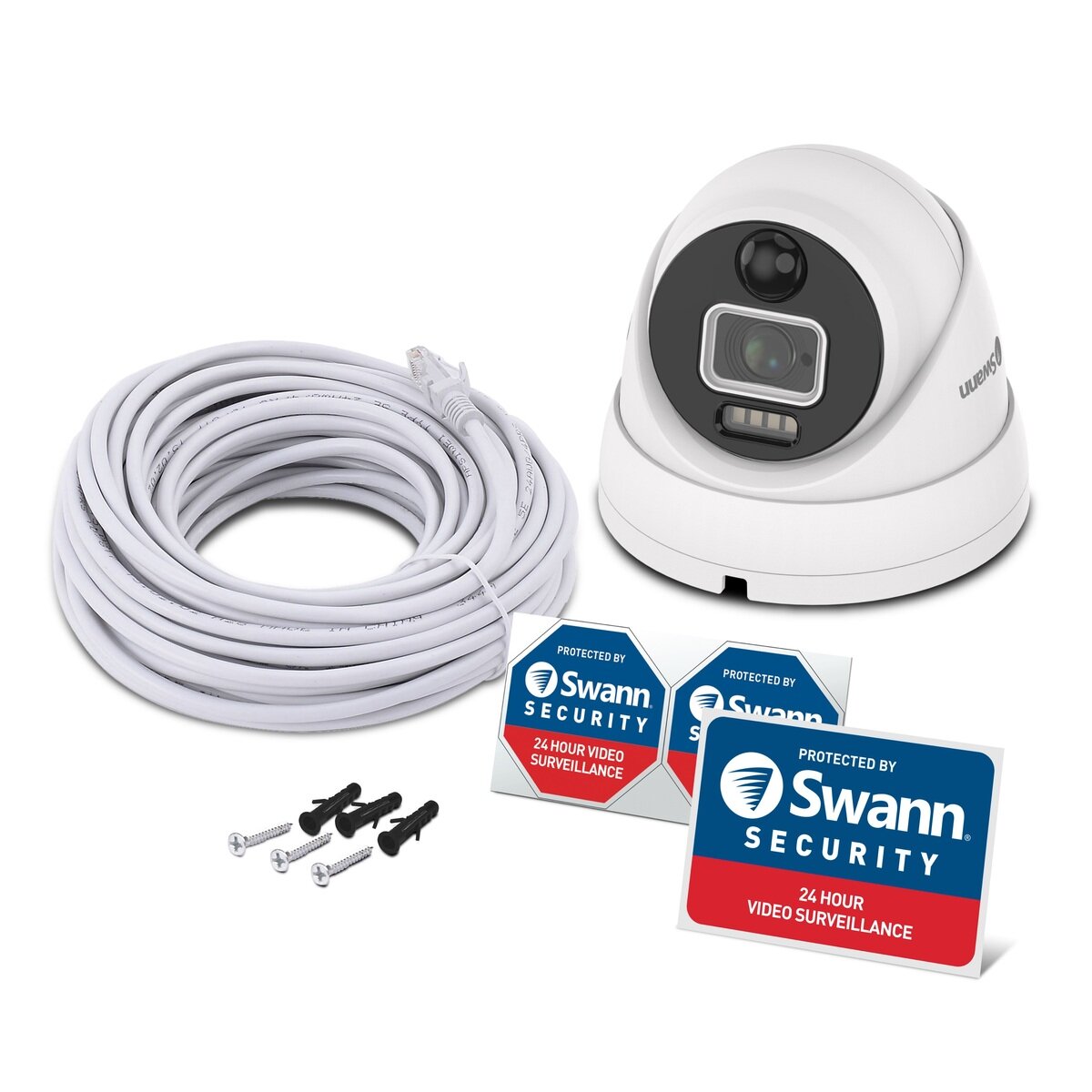 Swann（スワン）12MP NVRドーム型カメラ SWNHD-1200D
