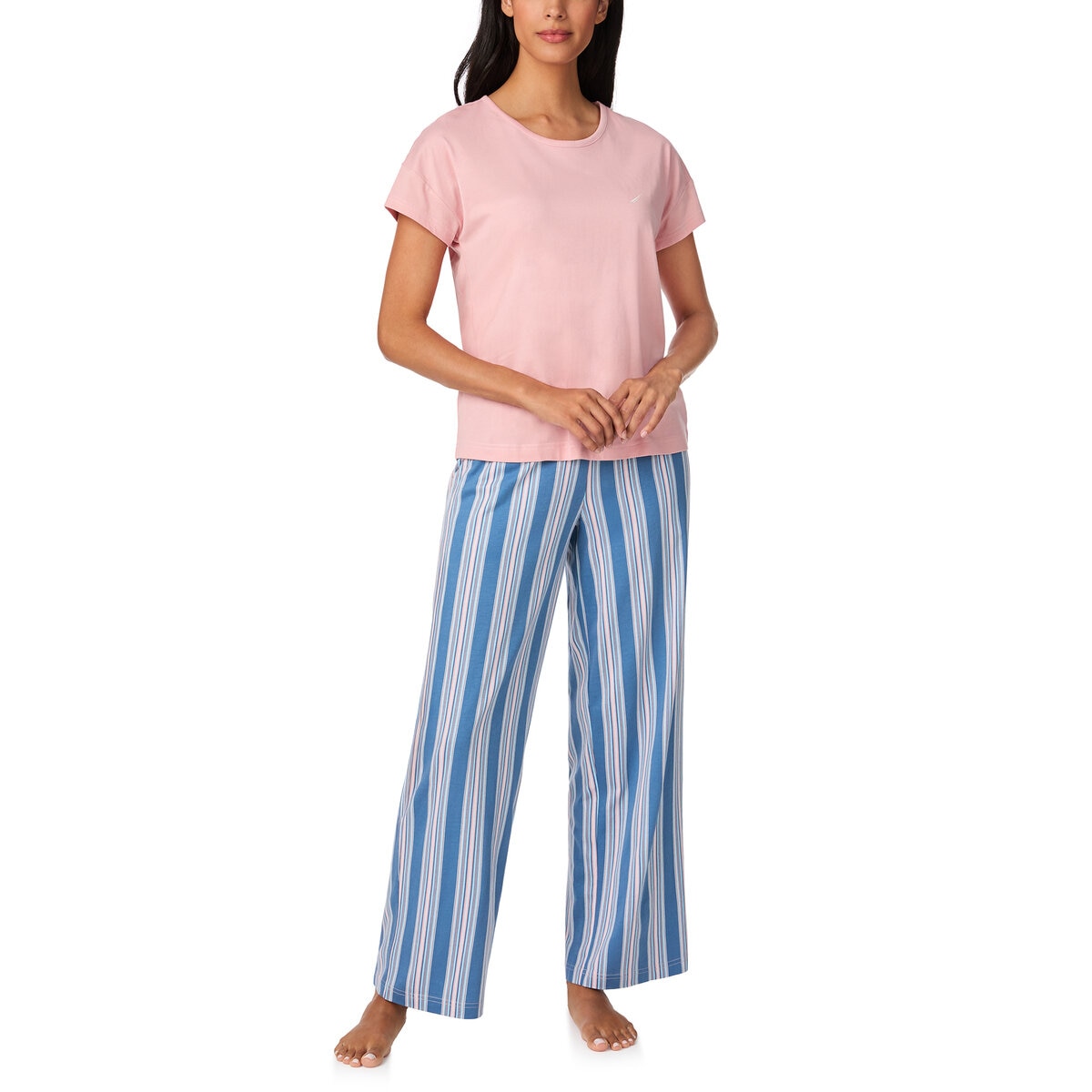 ノーティカ レディース パジャマセット ライトピンク XL