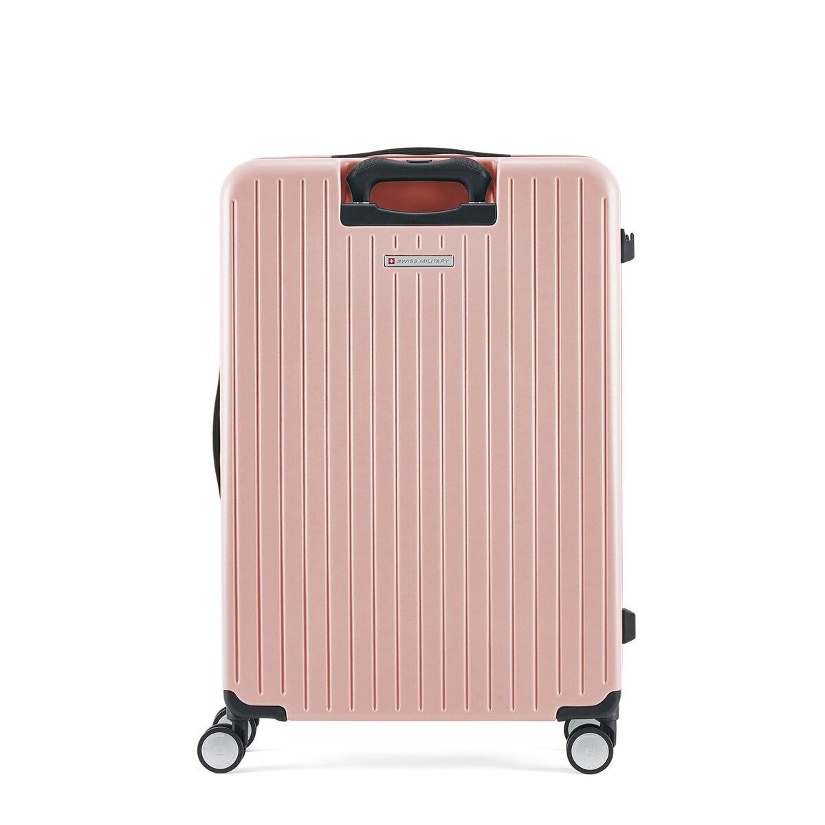 スイスミリタリー フロントオープン 28インチ スーツケース 76L コーラルピンク