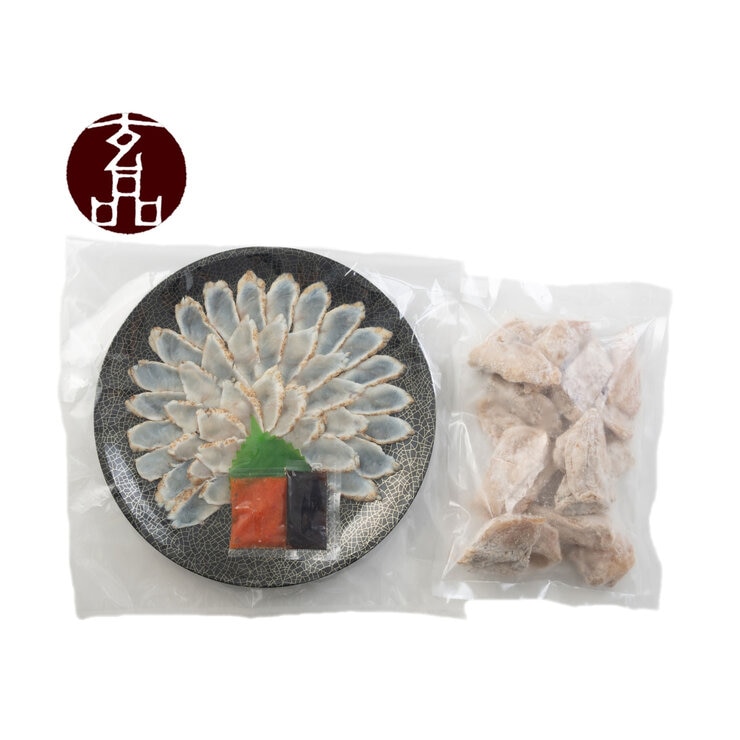 【冷凍】天然まふぐセット(炙り刺身・唐揚げ) 【冷凍】天然まふぐセット(炙り刺身・唐揚げ)
