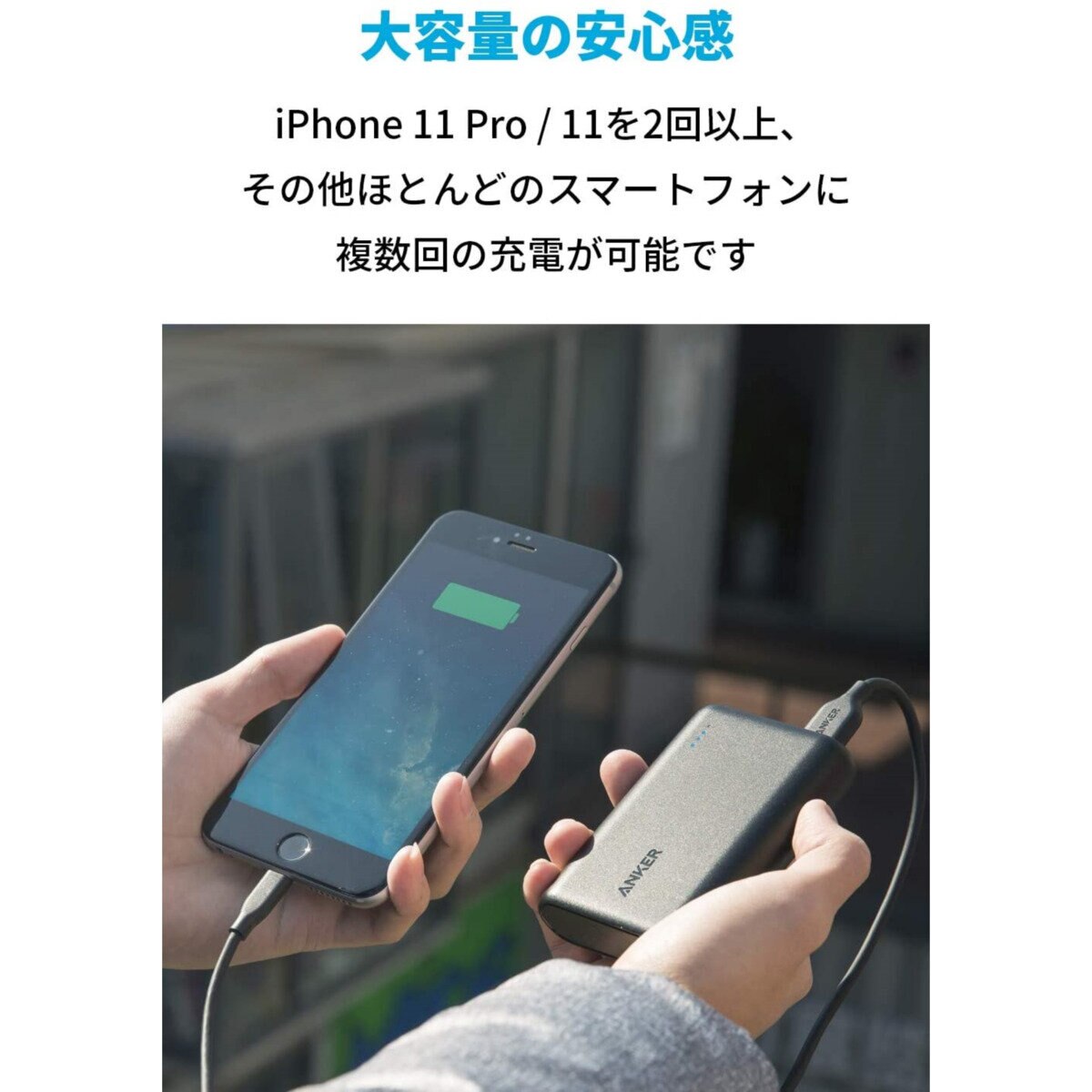 Anker（アンカー）モバイルバッテリー PowerCore 10000mAh A1263N11-9
