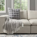 フェイクファークッション 50 x 50cm ライトグレー フェイクファークッション 50 x 50cm ライトグレー