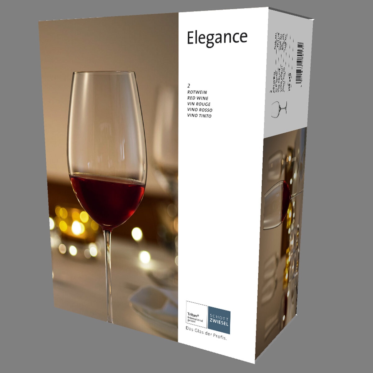 ツヴィーゼル 赤ワイン 2 PC グラス
