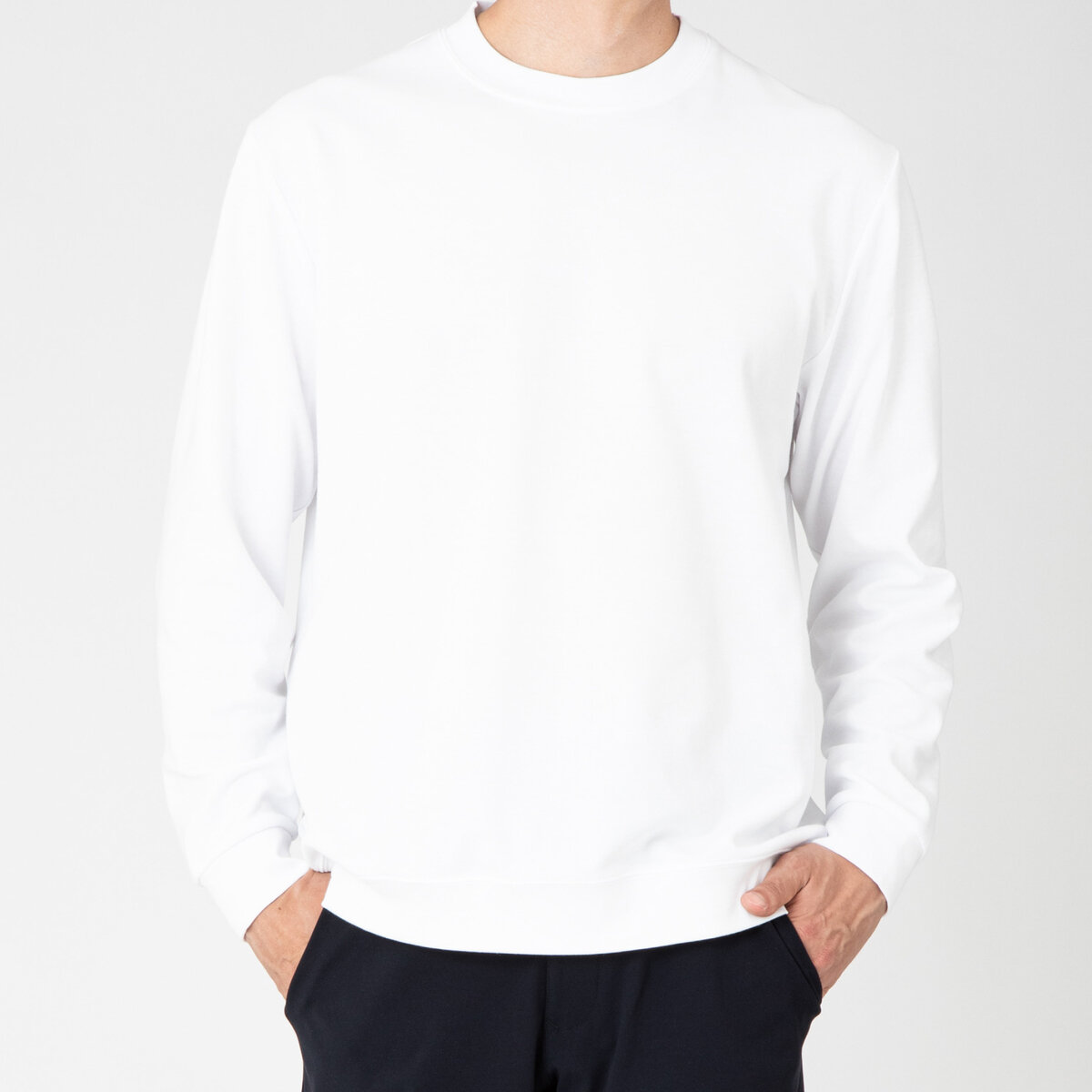ハッピー ファンクション メンズ 長袖 Tシャツ / オフホワイト / XL