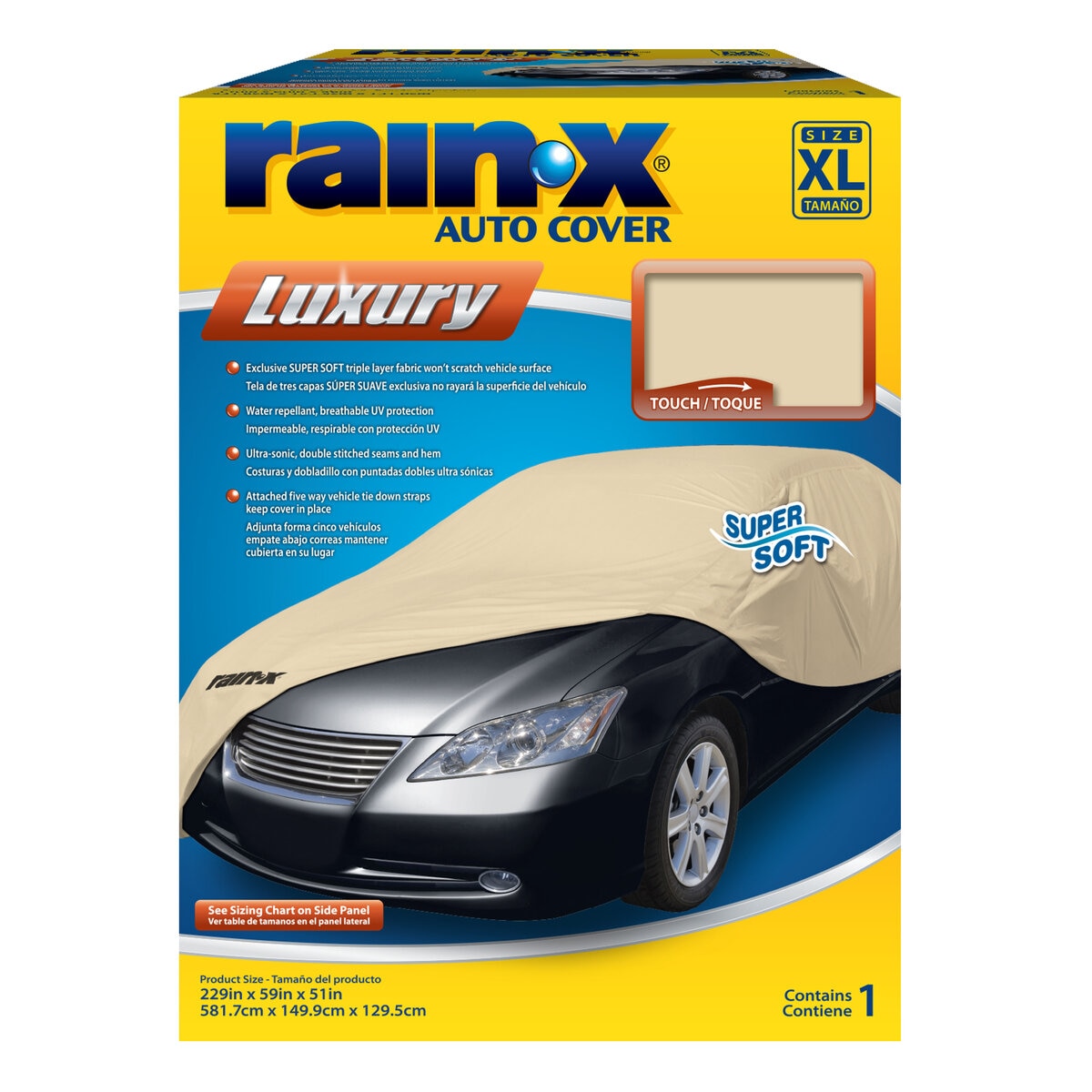 5☆大好評 サイズXL カーカバー 自動車カバー Rain x レインエックス