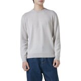 LYDIAVINE メンズ カシミヤ セーター ライトグレー M