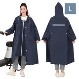 HOSHIOKA レインコート レインポンチョ ネイビー L HOSHIOKA レインコート レインポンチョ ネイビー L