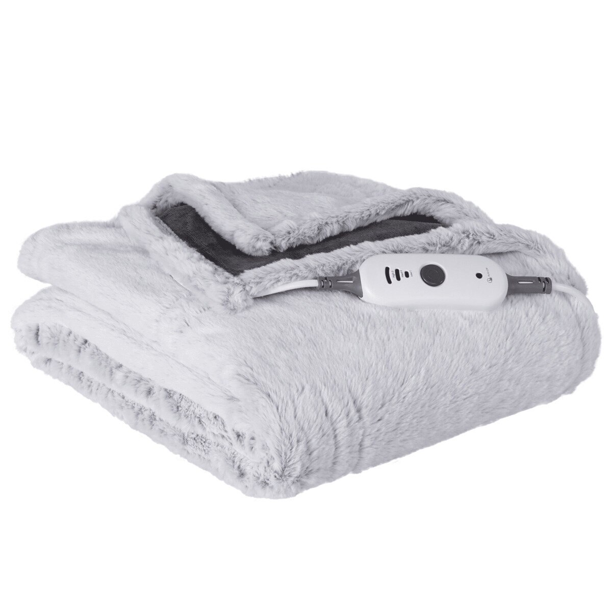 電気大判ひざ掛け グレー