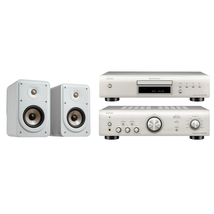 デノン アンプ・CDプレーヤー・POLKスピーカーセット