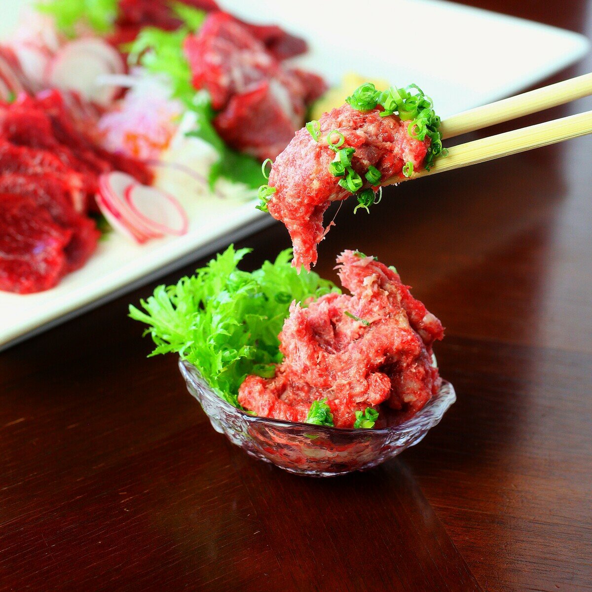 【冷凍】鮮馬刺し桜うまトロ 60g x 20パック 【冷凍】鮮馬刺し桜うまトロ 60g x 20パック