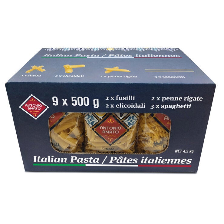 アントニオアマート パスタ バラエティボックス 500g×9袋入り アントニオアマート パスタ バラエティボックス 500g×9袋入り