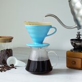 ハリオ V60 セラミック ドリッパーセット ブルー