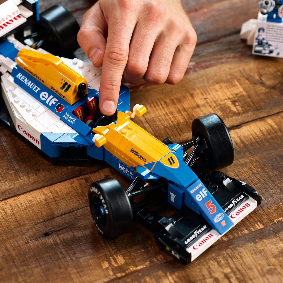 レゴ アイコン ウイリアム レーシング FW14B & ナイジェル マンセル