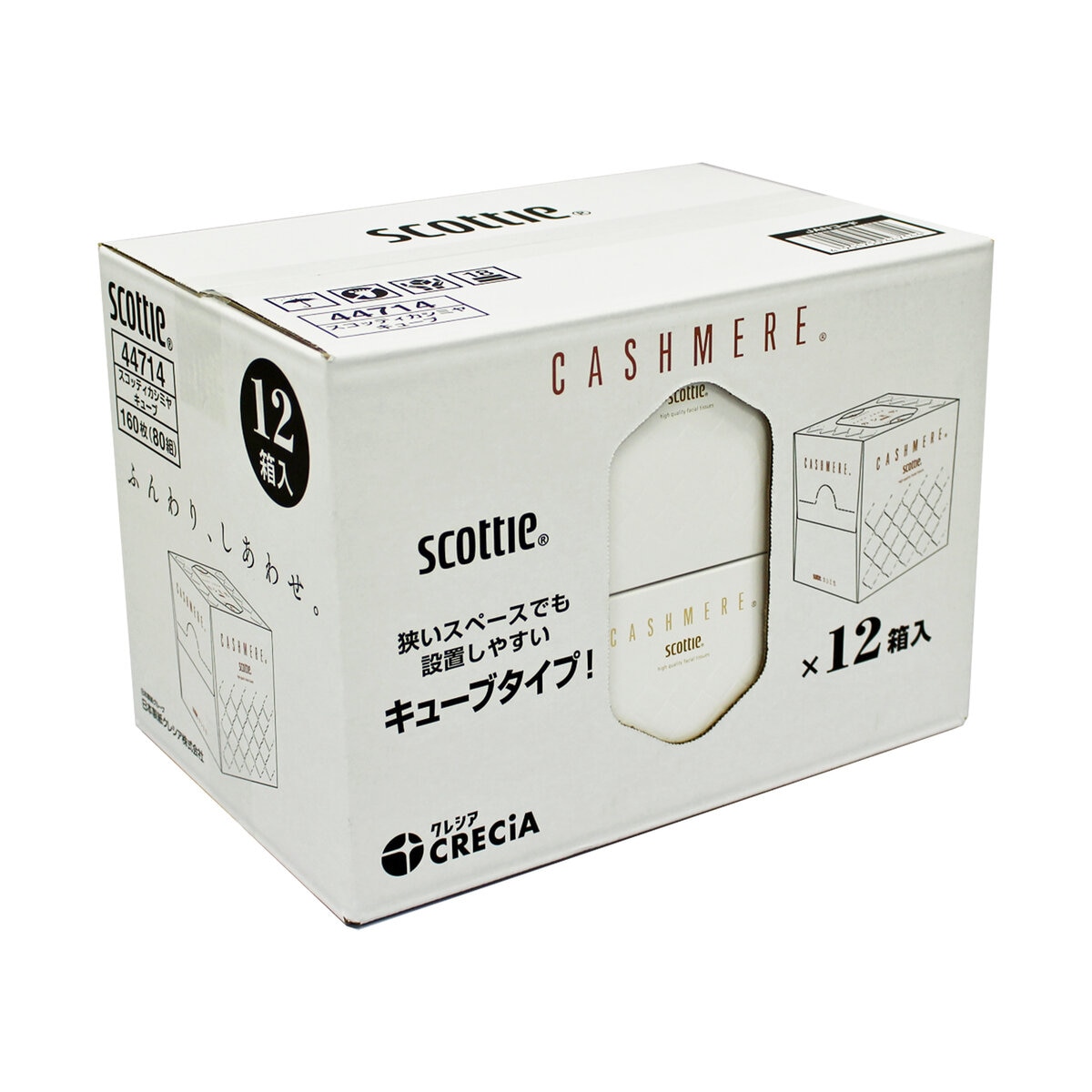 スコッティ カシミヤ キューブ 160枚 x 12箱