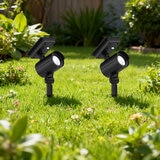 Dais LED ソーラースポットライト 2個セット Dais LED ソーラースポットライト 2個セット