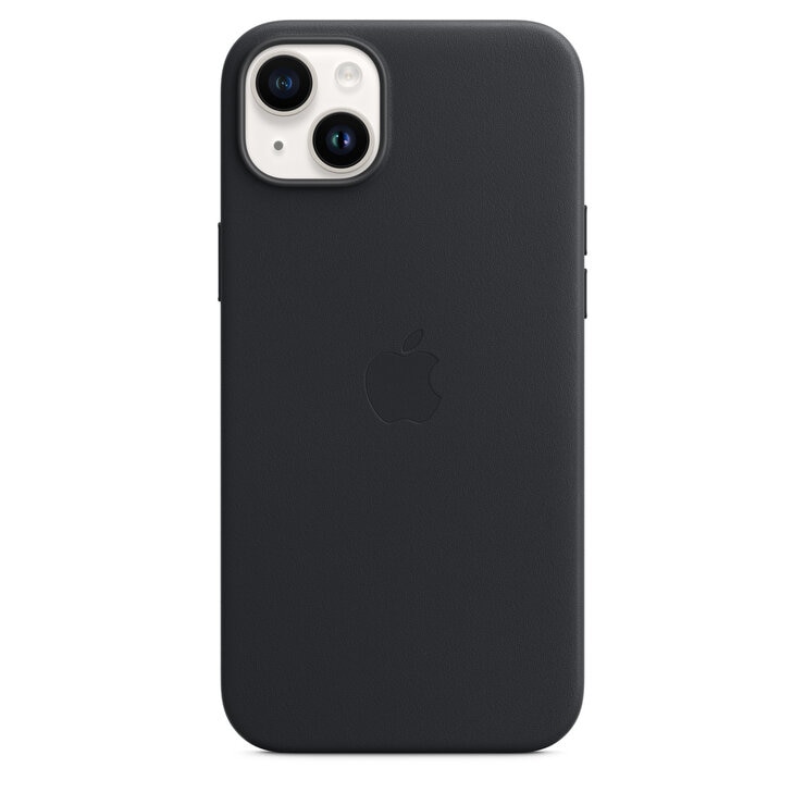 Magsafe対応 iPhone 14 Plus レザー ケース ミッドナイト Magsafe対応 iPhone 14 Plus レザー ケース ミッドナイト