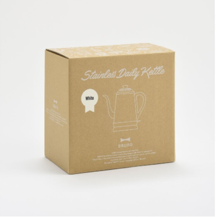 ブルーノ ステンレスデイリーケトル ホワイト BOE072-WH