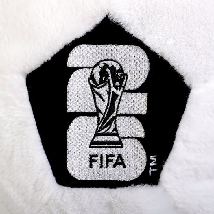 FIFA ワールドカップ サッカーボール クッション モノクロ FIFA ワールドカップ サッカーボール クッション モノクロ